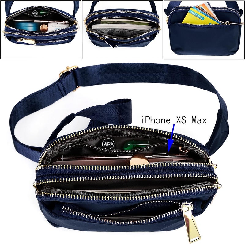 UTO Fanny Pack for Women Crossbody Trendy Fashion Belt Purse Chest Waist Hip Bumbag for Outdoor Shopping Travel Hiking - Image 3